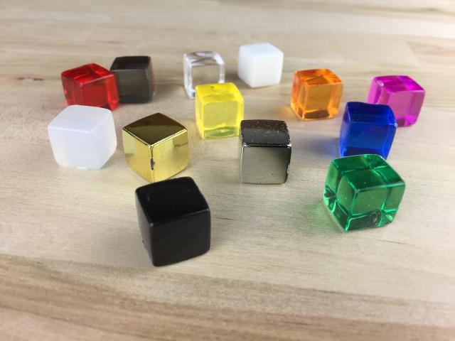 The Game Crafter - Board Game Pieces - 12mm Ice Cubes