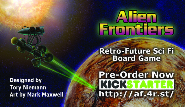 Banner for Alien Frontiers on Kickstarter.com