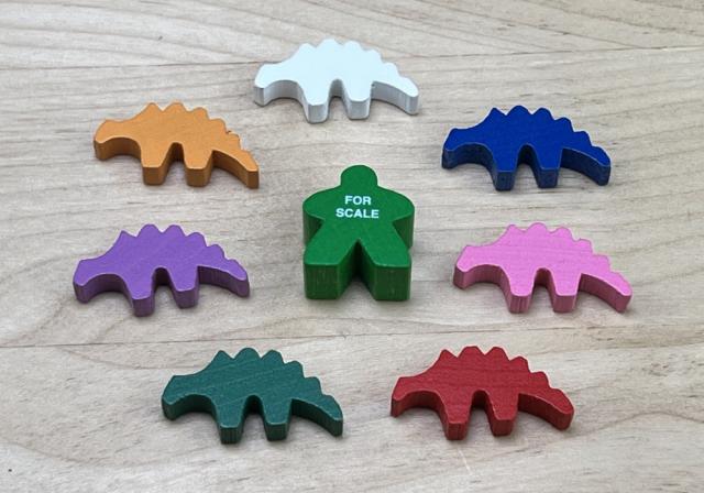 The Game Crafter - Board Game Pieces - Ankylosaurus Dinosaurs