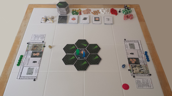 2 Player Simple Board Set-up for Play Test