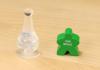 The Game Crafter - Board Game Pieces - Clear Large Bowling Pins