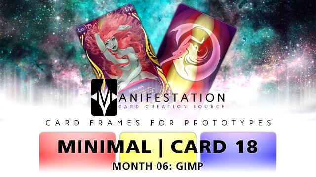 Manifestation CCS: Card Frames for Prototypes | Month 06: Card 18 (Tarot)