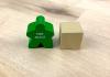 The Game Crafter - Board Game Pieces - Tan 12mm Wood Cube