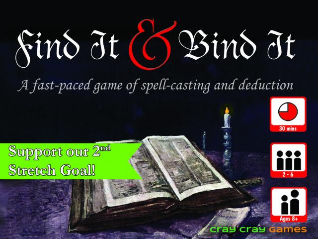 Find It & Bind It game live on Kickstarter