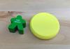 The Game Crafter - Board Game Pieces - Yellow Pizza Disc