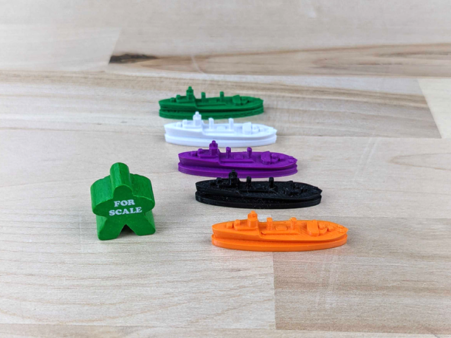 The Game Crafter - Board Game Pieces - Destroyers