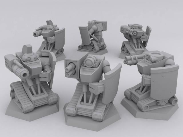 3D render of bots from another angle