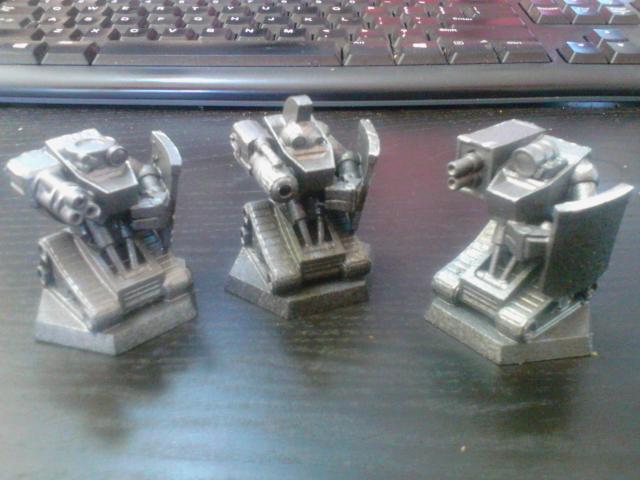 Printed, 1st versions of these bots