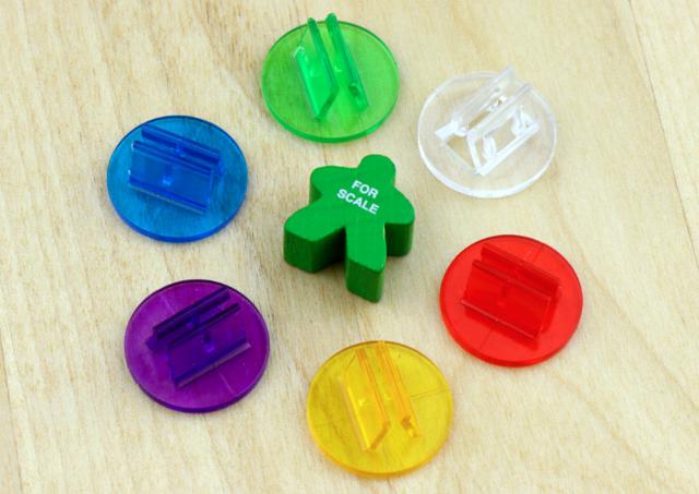 The Game Crafter - Board Game Pieces - Character Stands in 6 Colors