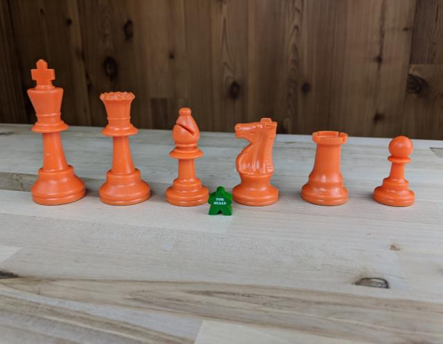 The Game Crafter - Board Game Pieces - Half Chess Sets