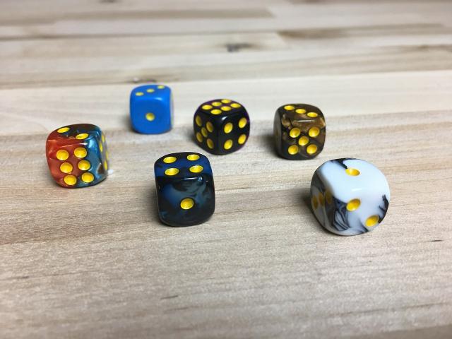 The Game Crafter - We now have Fancy 12mm D6 Marbled Dice