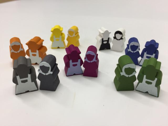 The Game Crafter - New Game Pieces Available: Male & Female Farmers