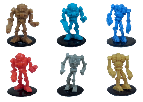 The Game Crafter now sells 6 types of warbots. These 