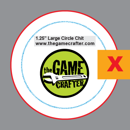 Large Circle Chits at The Game Crafter