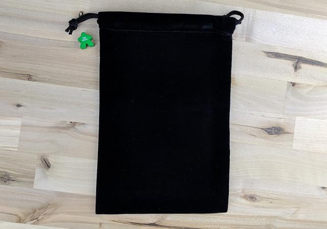 The Game Crafter - Board Game Accessories - Tall Black Parts Bag