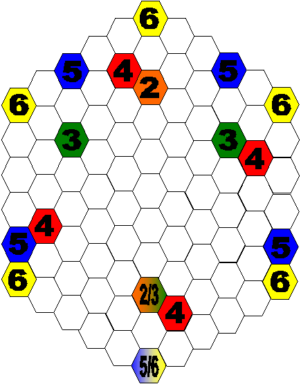 hex grid for 2-6 players