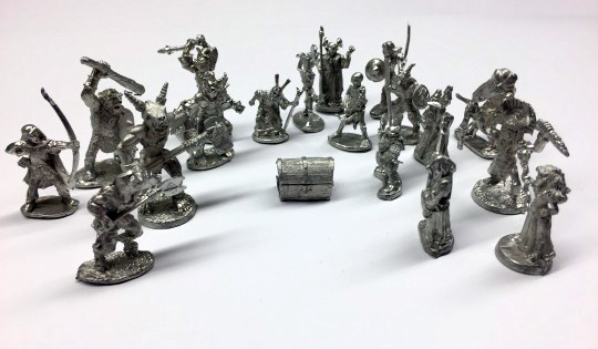 The Game Crafter - Pewter Miniatures are now available!
