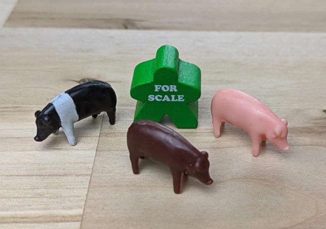 The Game Crafter - Board Game Pieces - Pigs