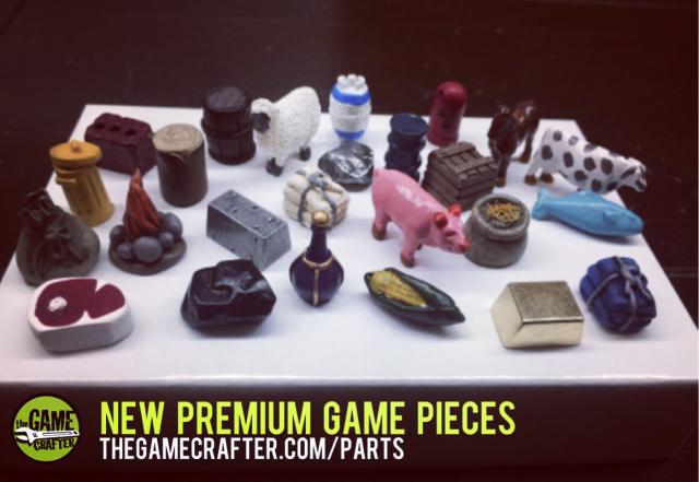 The Game Crafter - We've added new Premium Game Pieces to our Online Parts Shop!