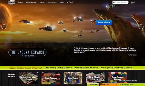The Game Crafter is proud to announce a brand new website!