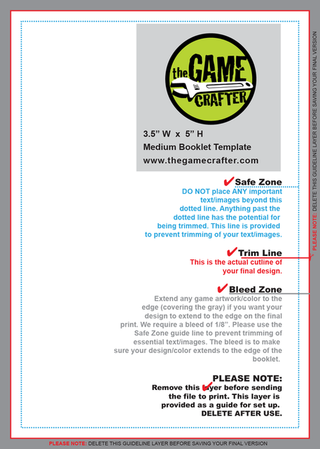 Medium Game Booklets Are Now Available at The Game Crafter
