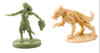 Zombie Girl and Zombie Dog Miniatures at The Game Crafter